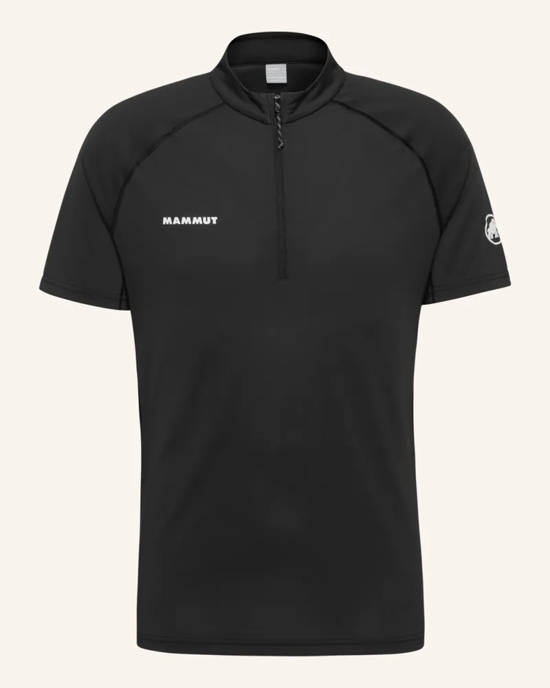 Mammut T-Shirt Ducan Fl Half Zip schwarz Schwarz