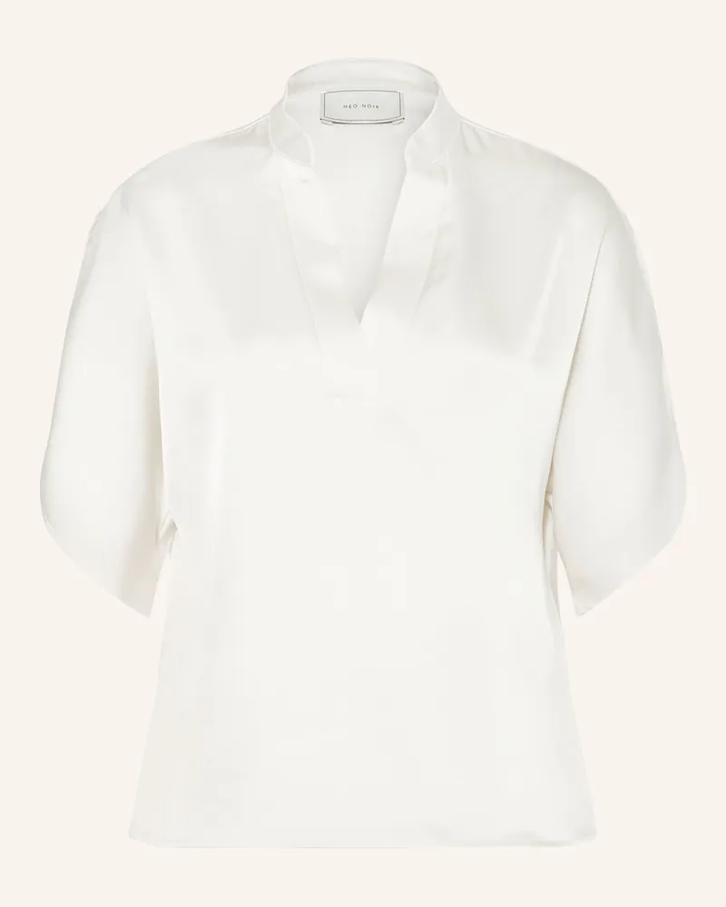 Neo Noir Blusenshirt Anelle Aus Satin beige Ecru