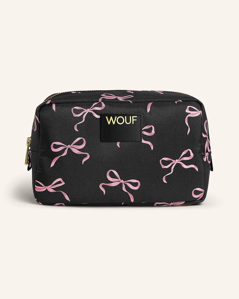 WOUF Kosmetiktasche BLUSH LEOPARD Schwarz