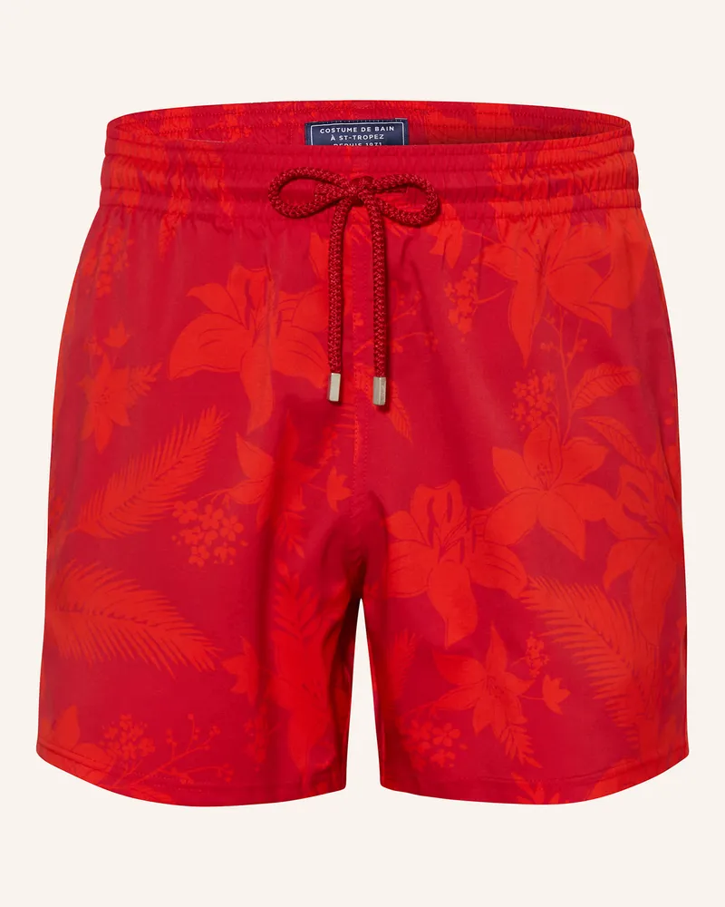 Vilebrequin Badeshorts MOORISE Rot