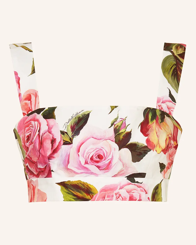 Dolce & Gabbana Cropped-Top Weiss