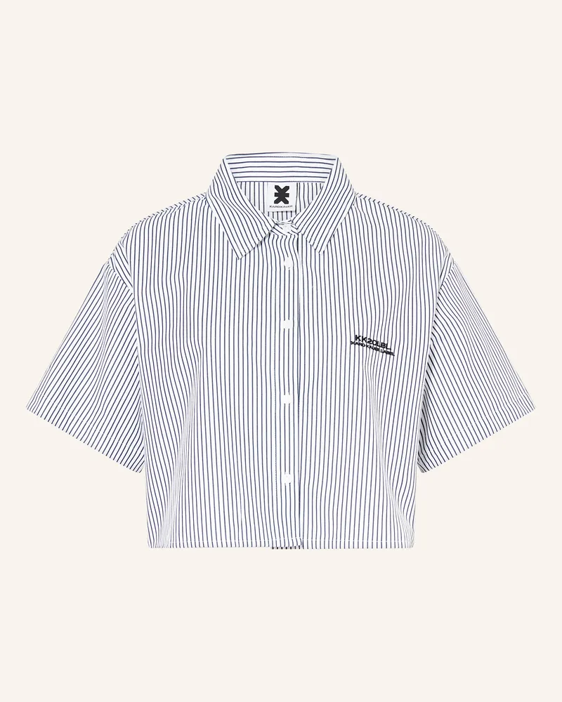 Karo Kauer Hemdbluse Weiss