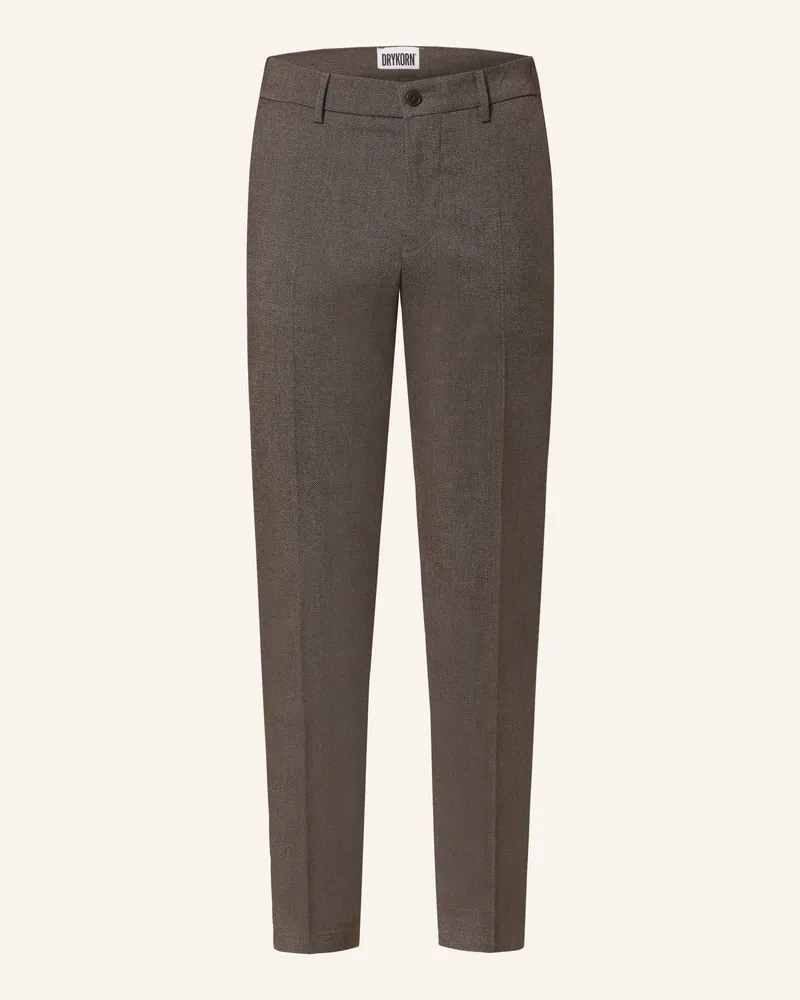 Drykorn Chino AJEND Extra Slim Fit Dunkelbraun