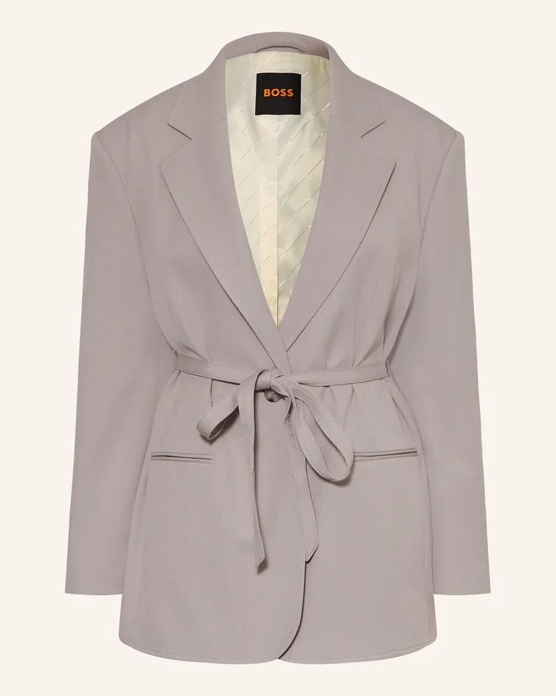 HUGO BOSS Blazer Jalara lila Grau