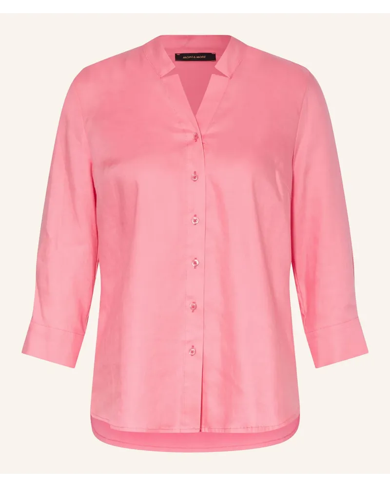 More & More Bluse mit 3/4-Arm Pink