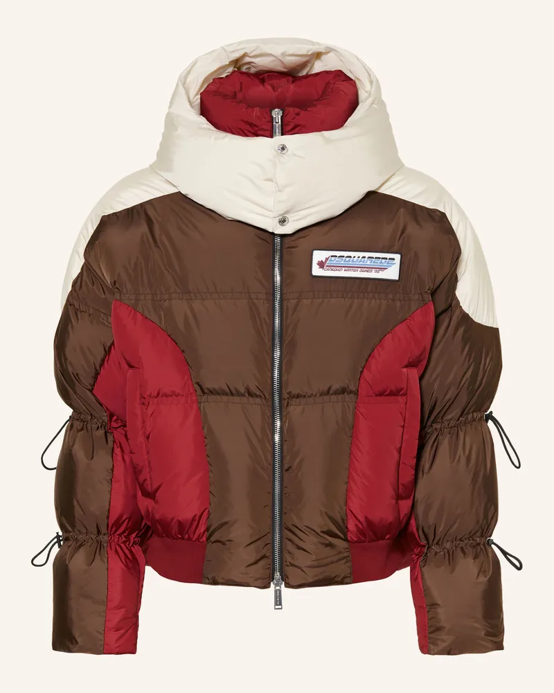 Dsquared2 Daunenjacke braun Dunkelbraun