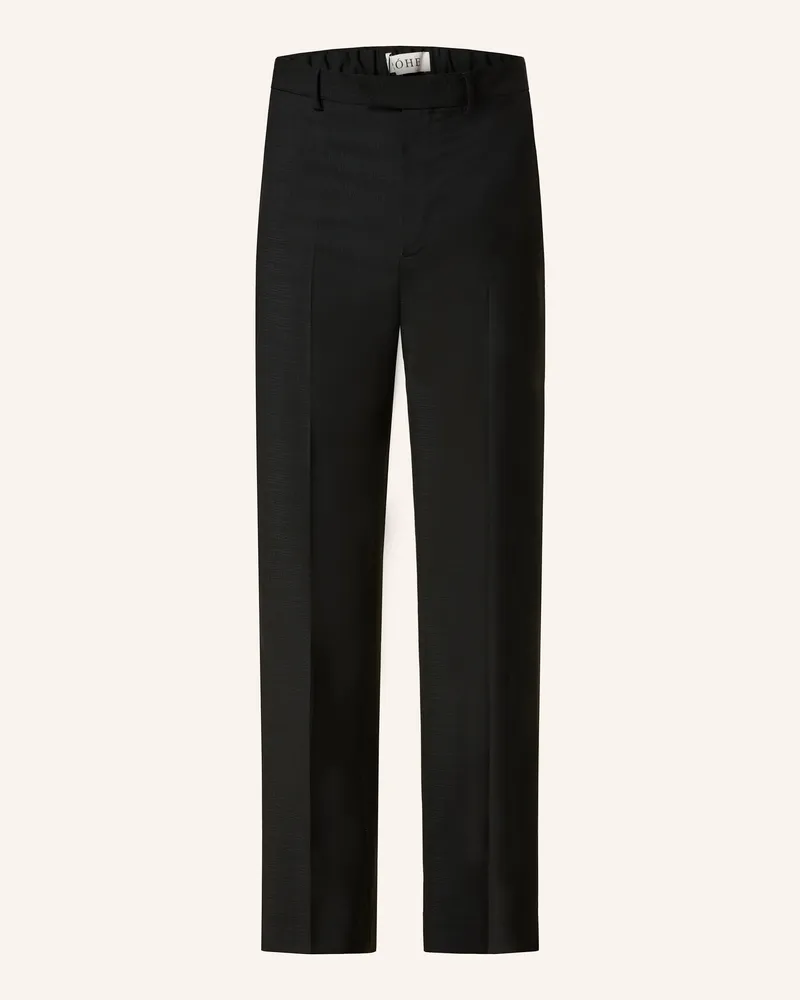 Róhe Hose Regular Fit Schwarz