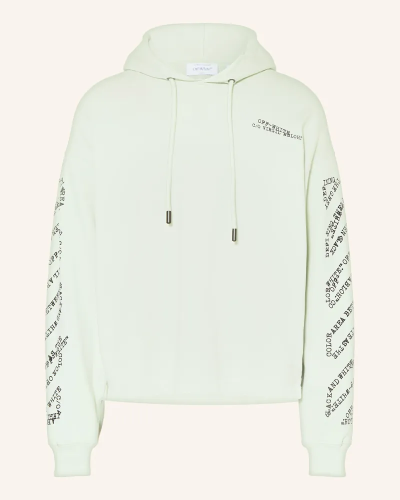 OFF-WHITE Hoodie Mint