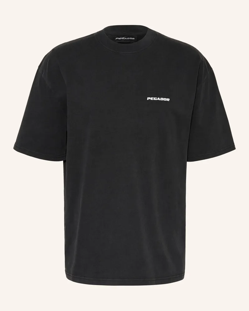 PEGADOR Oversized-Shirt BOVEC Schwarz