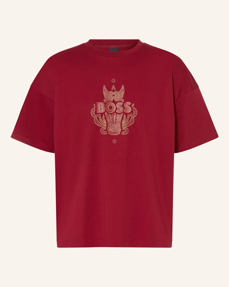 HUGO BOSS T-Shirt Wen_Cny rot Dunkelrot
