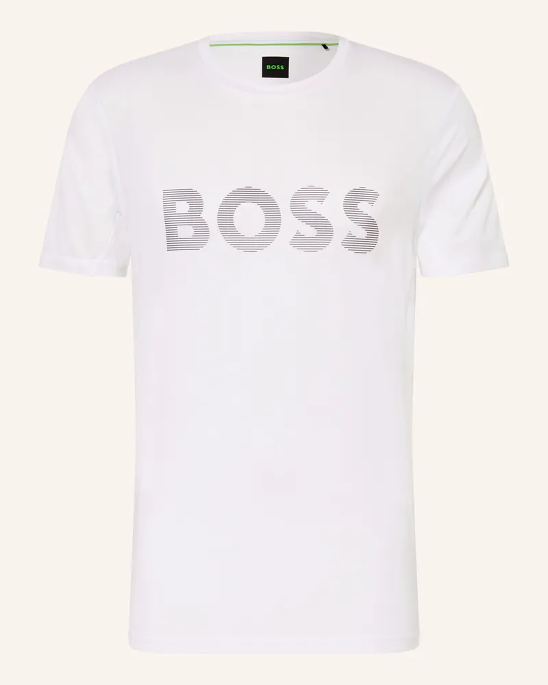 HUGO BOSS T-Shirt Active weiss Weiss