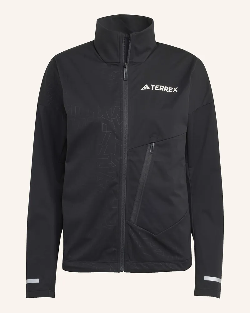 adidas TERREX XPERIOR CROSS-COUNTRY SKI SOFTSHELL-JACKE Schwarz
