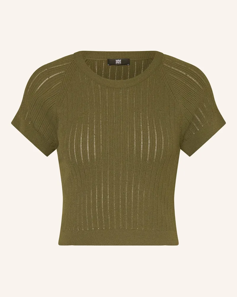 Riani Cropped-Strickshirt gruen Khaki