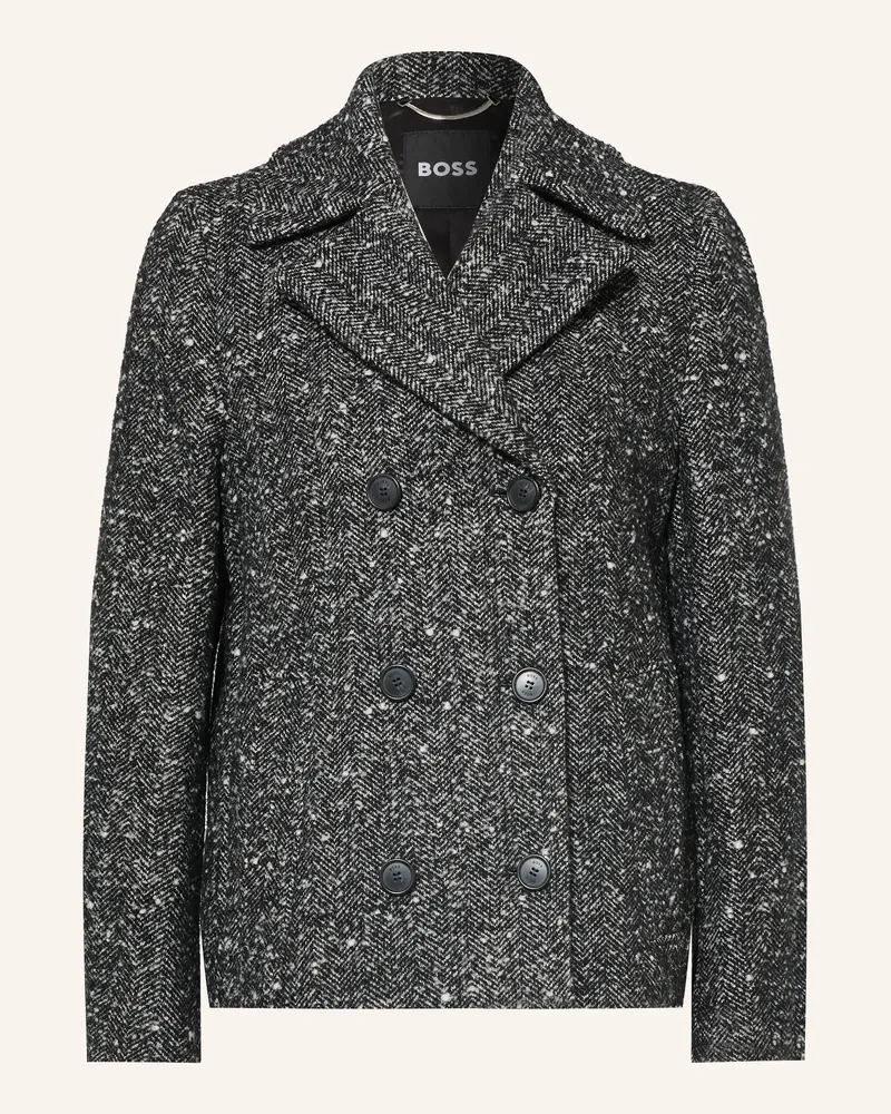 HUGO BOSS Cabanjacke Caraza schwarz Schwarz