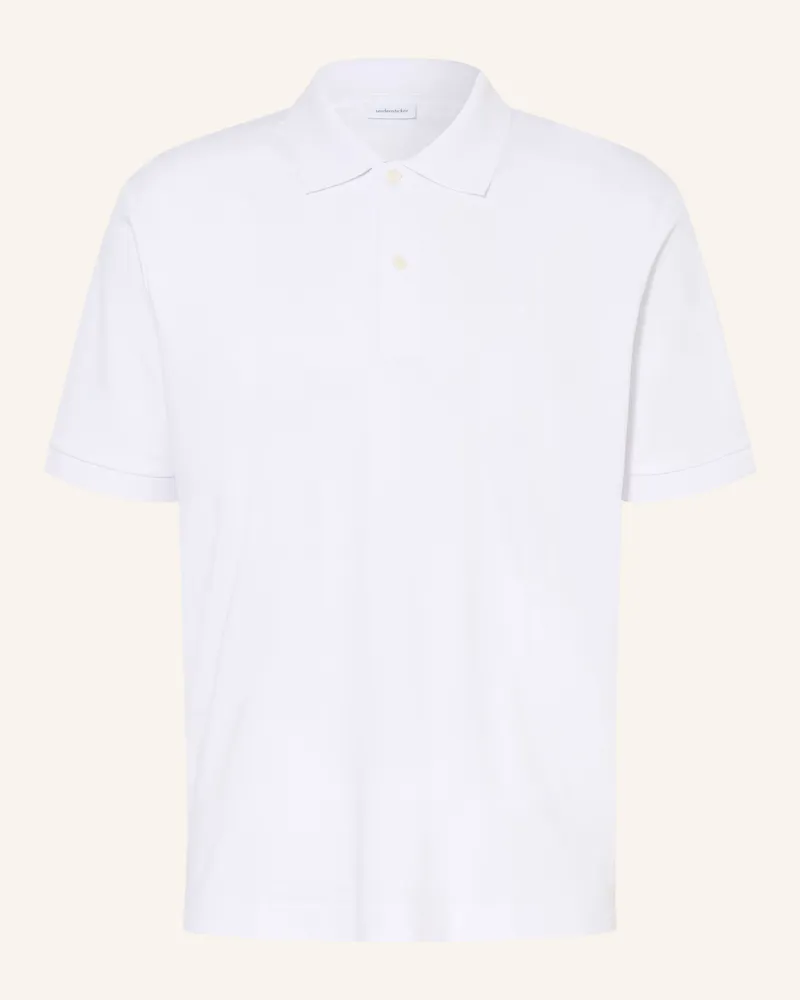 Seidensticker Piqué-Poloshirt Regular Fit weiss Weiss
