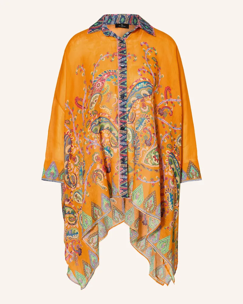 Etro Hemdbluse Mit 3/4-Arm orange Orange