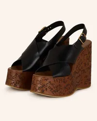 Chloé Wedges MAXIME - 001 BLACK Schwarz