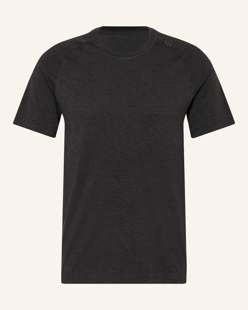 LULULEMON T-Shirt Metal Vent Tech Short Sleeve 3.0 grau Schwarz