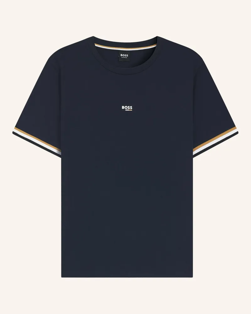 HUGO BOSS Schlafshirt Iconic blau Dunkelblau
