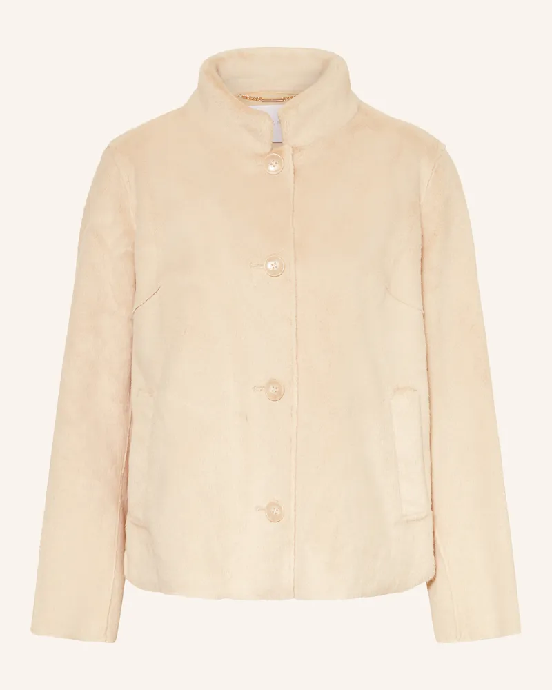 Rich&Royal Kunstpelz-Jacke beige Creme