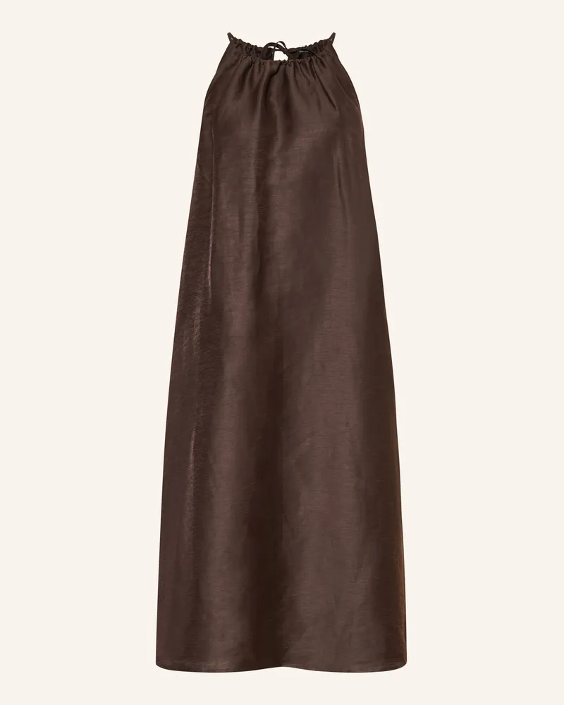 OPUS Leinenkleid Widala braun Dunkelbraun