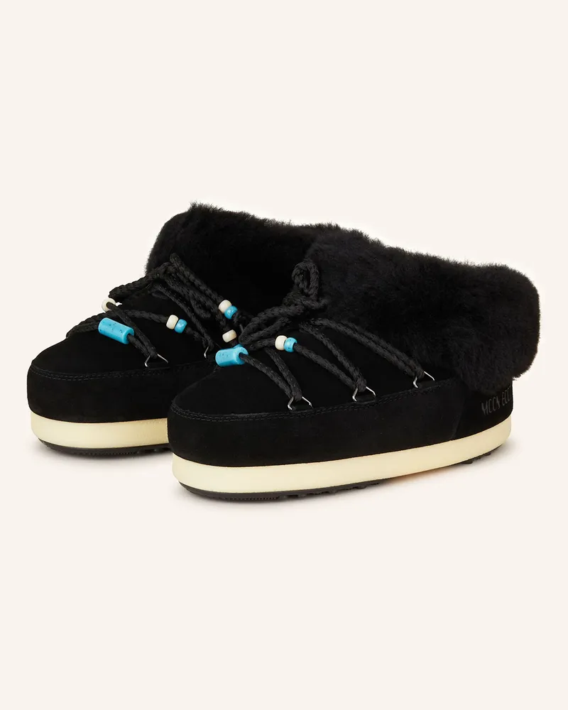 Moon Boot Moon Boots EVX SUEDE BEADS Schwarz