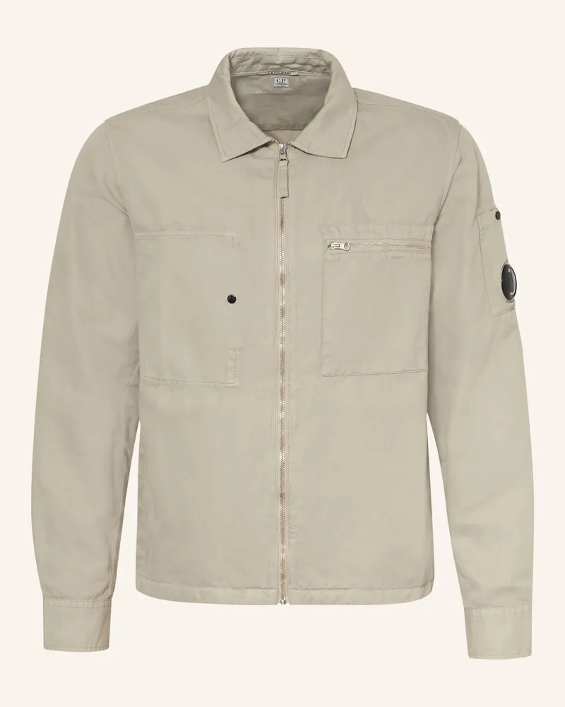 C.P. Company Overshirt grau Hellgrau