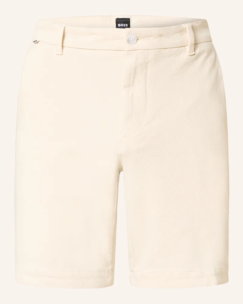 HUGO BOSS Chinoshorts Slim Fit Ecru