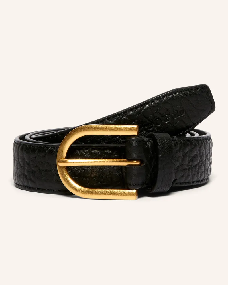 Marc O'Polo Gürtel schwarz Schwarz