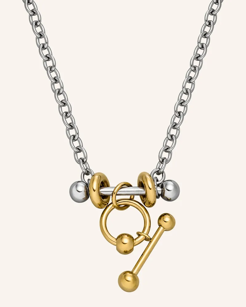 Liebeskind Halskette  aus  Edelstahl Silber