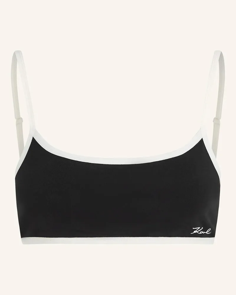Karl Lagerfeld Top schwarz Schwarz