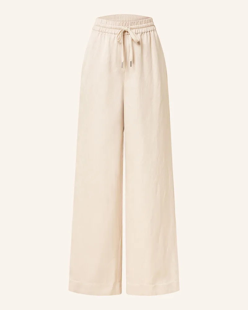MARC AUREL Marlenehose mit Leinen Beige