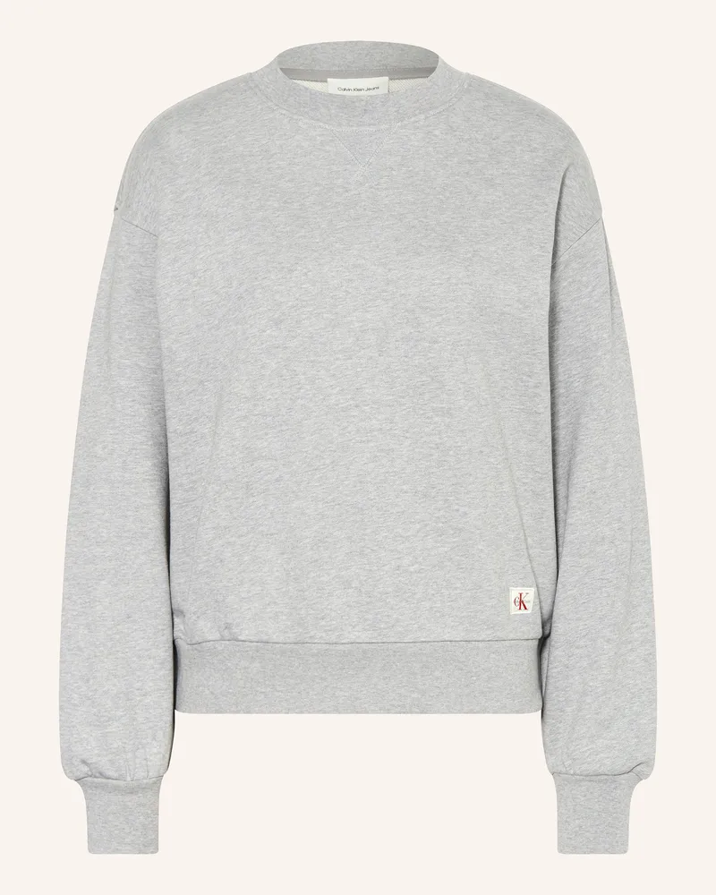 Calvin Klein Sweatshirt grau Hellgrau