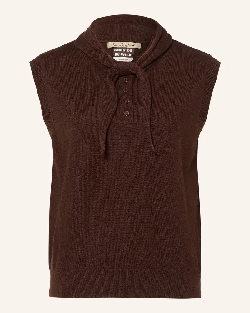 Smith & Soul Pullunder Mit Schluppe braun Dunkelbraun