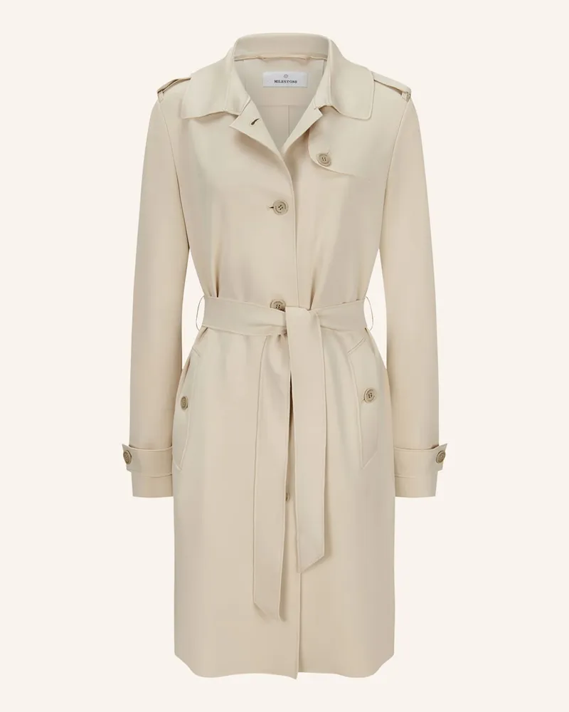 Milestone Trenchcoat MSGOLDIE Beige