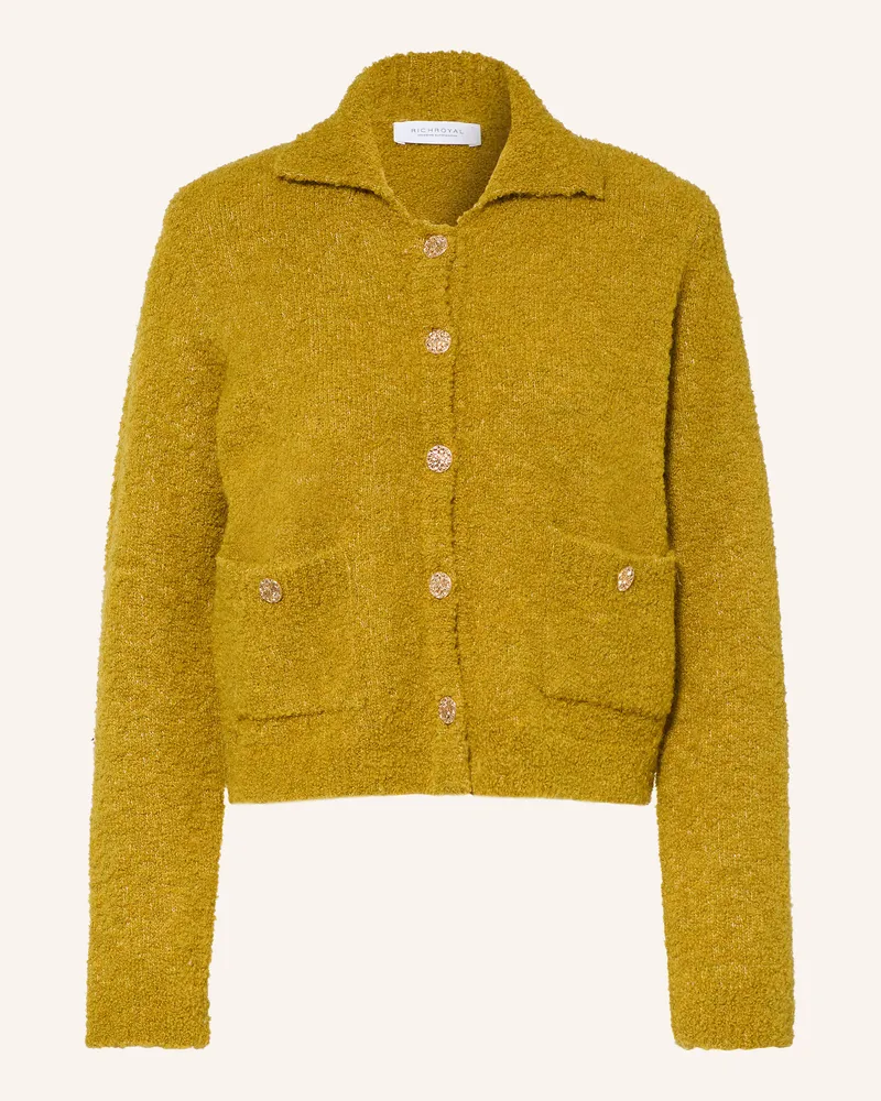 Rich&Royal Strickjacke gruen Grün