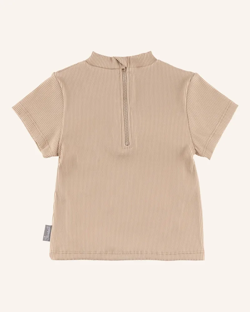 Sterntaler Badeshirt kurzarm Rippe Beige