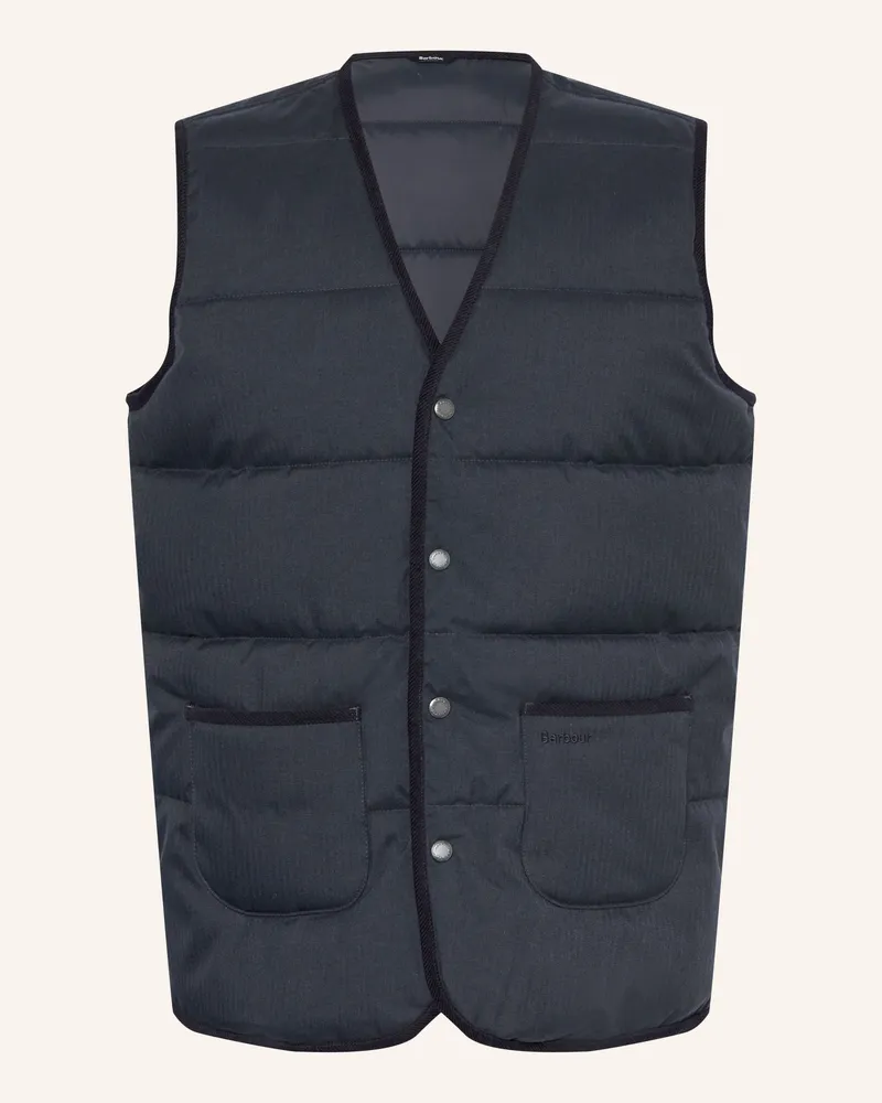 Barbour Steppweste Easthill blau Dunkelblau