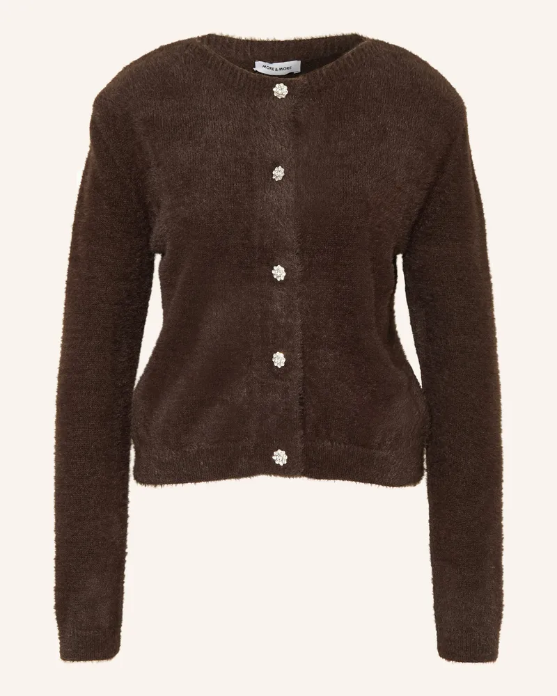 More & More Strickjacke Dunkelbraun