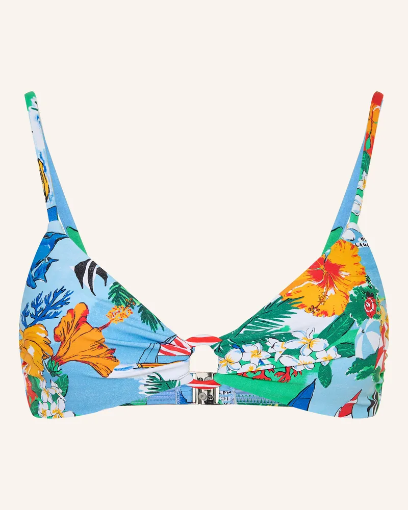 Seafolly Australia Bralette-Bikini-Top VIVA VACATION Hellblau