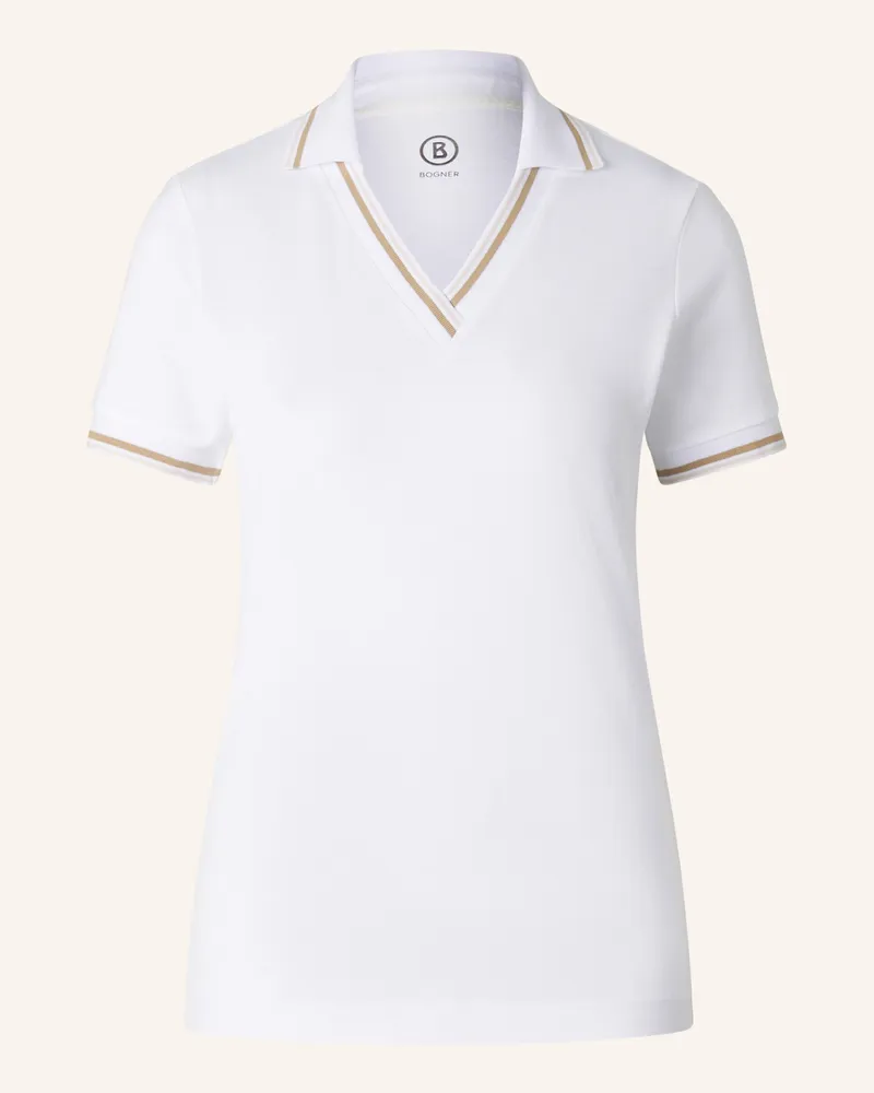 Bogner Polo-Shirt weiss Weiss