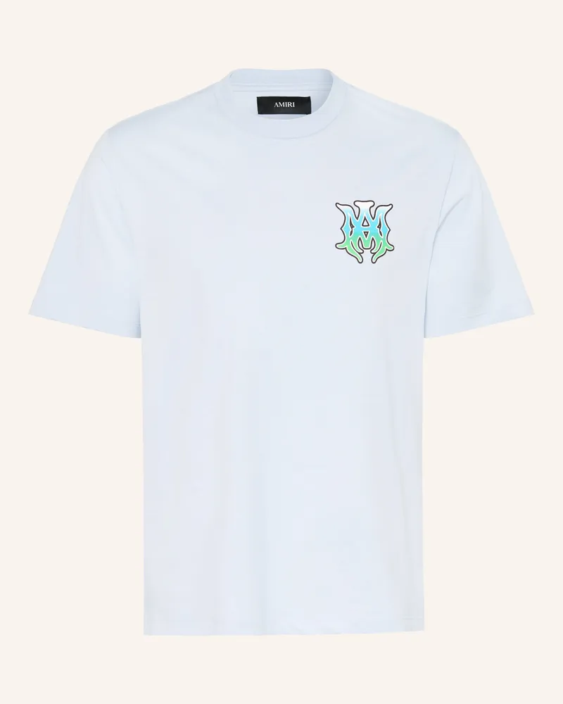 Amiri T-Shirt blau Hellblau