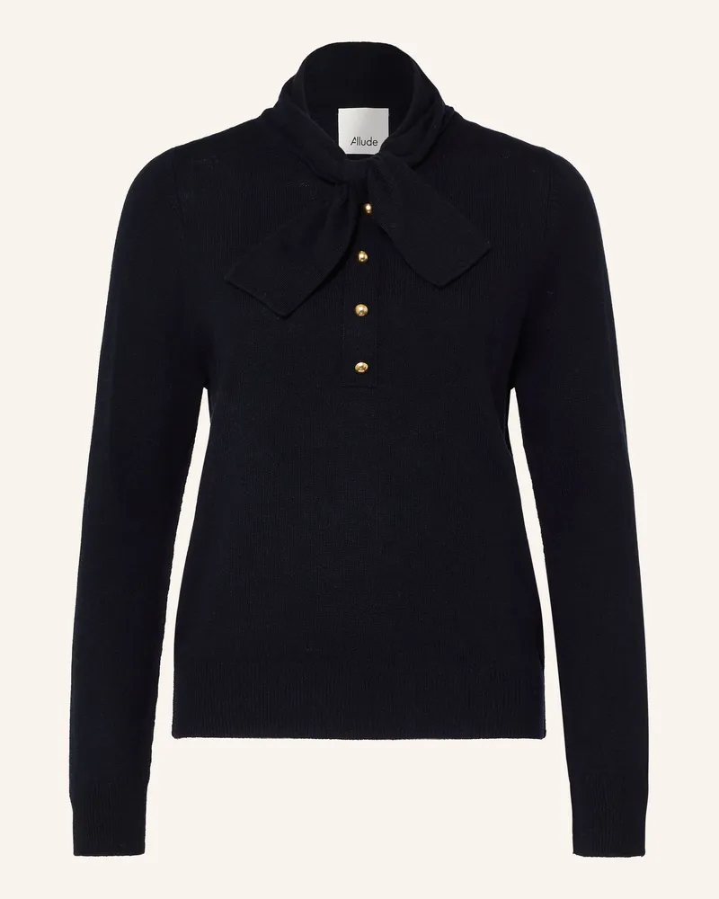 ALLUDE Pullover blau Schwarz