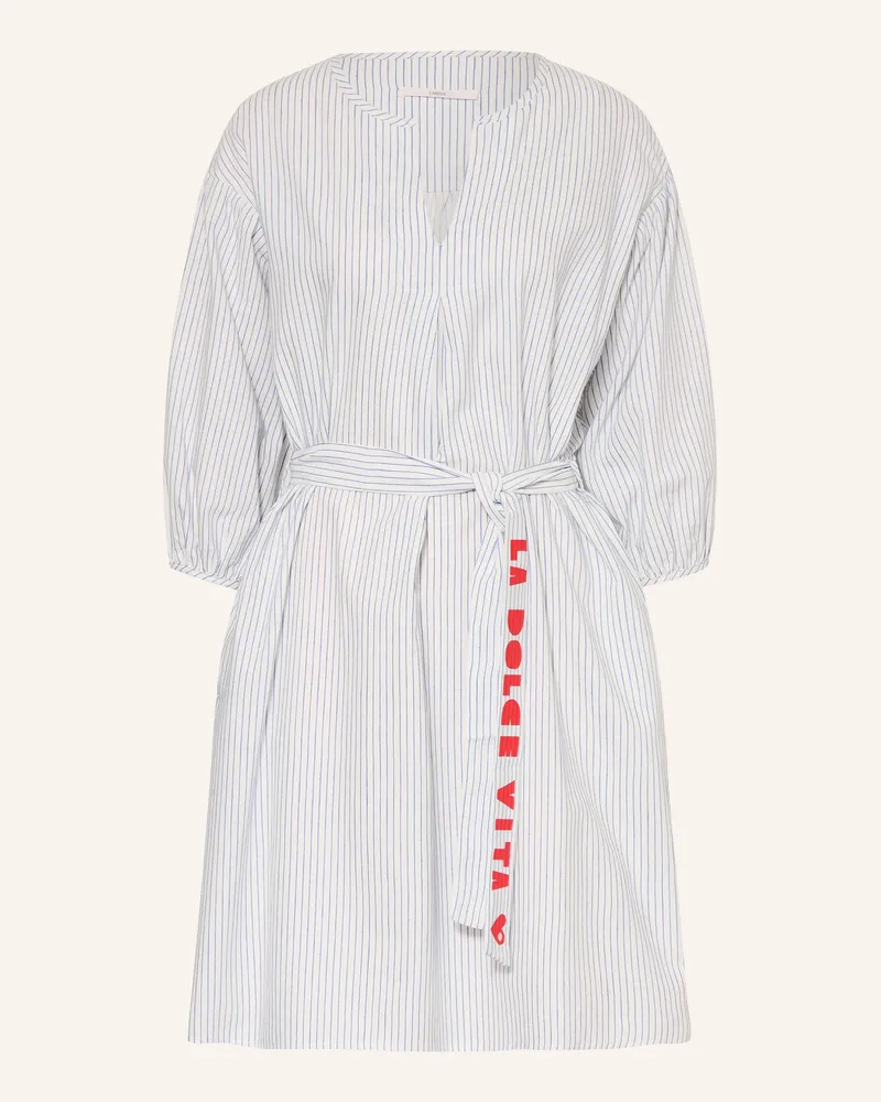 Lanius Kleid mit 3/4-Arm Weiss