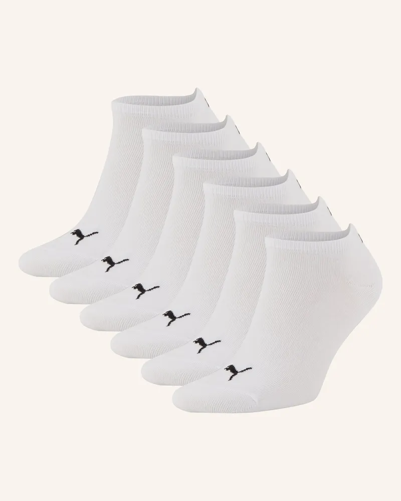 Puma 6er-Pack Sneakersocken Weiss