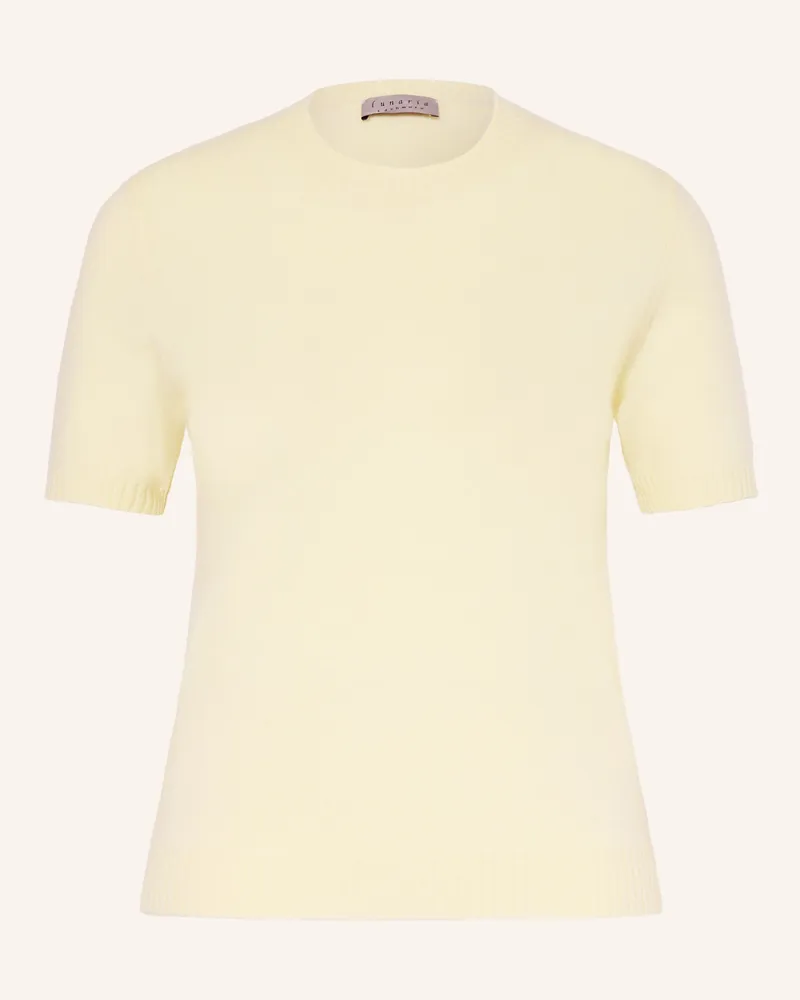 Lunaria Cashmere Strickshirt aus Cashmere Hellgelb