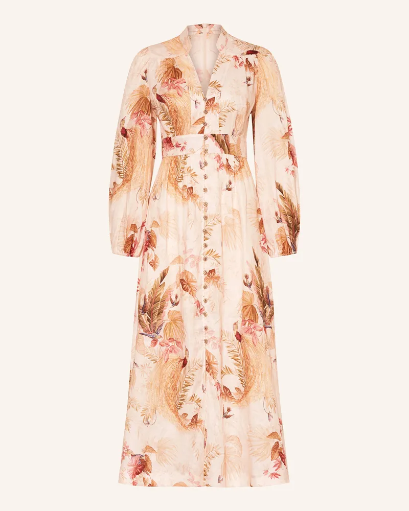Zimmermann Leinenkleid ASCENSION Creme
