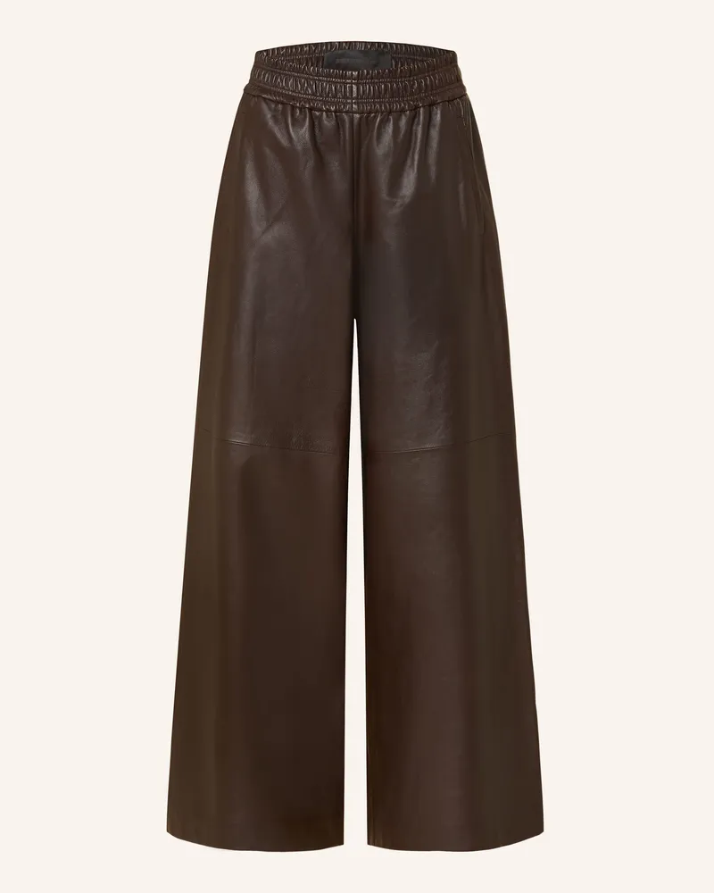Drykorn Lederhose CEILING Dunkelbraun