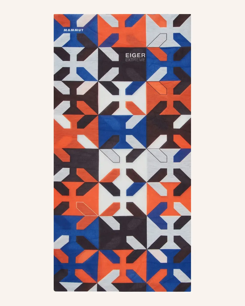 Mammut Multifunktionstuch Eiger orange Weiss