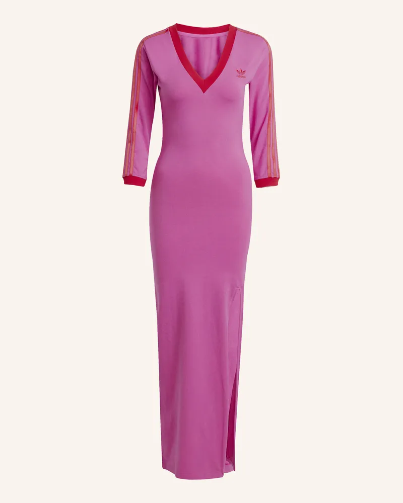 adidas ADICOLOR CLASSICS 3-STREIFEN MAXIKLEID Rosa